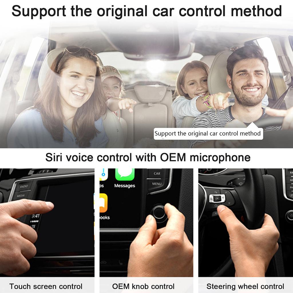Беспроводной USB-адаптер CarPlay для заводского проводного подключения CarPlay, беспроводной ключ CarPlay, преобразование проводного в беспроводной CarPlay