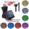 Солнечные Водонепроницаемые Многофункциональные Гирлянды для Праздничных Вечеринок и Уличного Декора
