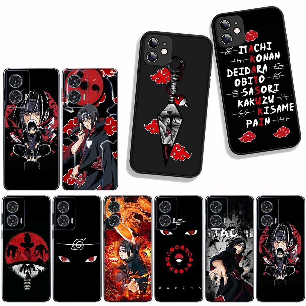 for Apple iPhone 16 15 14 Plus 13 12 Mini 17 Pro Max + 16E Air 16+ ProMax Phone Cover Case Akatsuki Itachi Uchiha Narutos