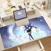 Game Genshin Impact Eula Mouse Pad Anti Slip Rubber Edge Locked Thickened Laptop Gaming Desk Mat