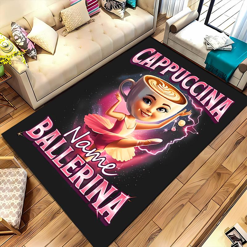 Custom personalization Italian Brainrot animal Area Rug - Perfect For Kitchen, Bathroom,Laundry Room Decor Large Size Available,Gift All Seasons