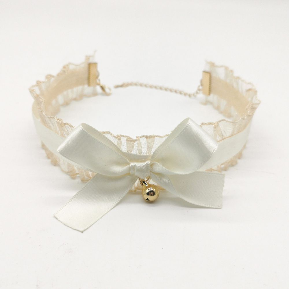 Подвеска горничная бант колокольчик ожерелье женщина ключица цепочка корейское ожерелье косплей шея ювелирные изделия