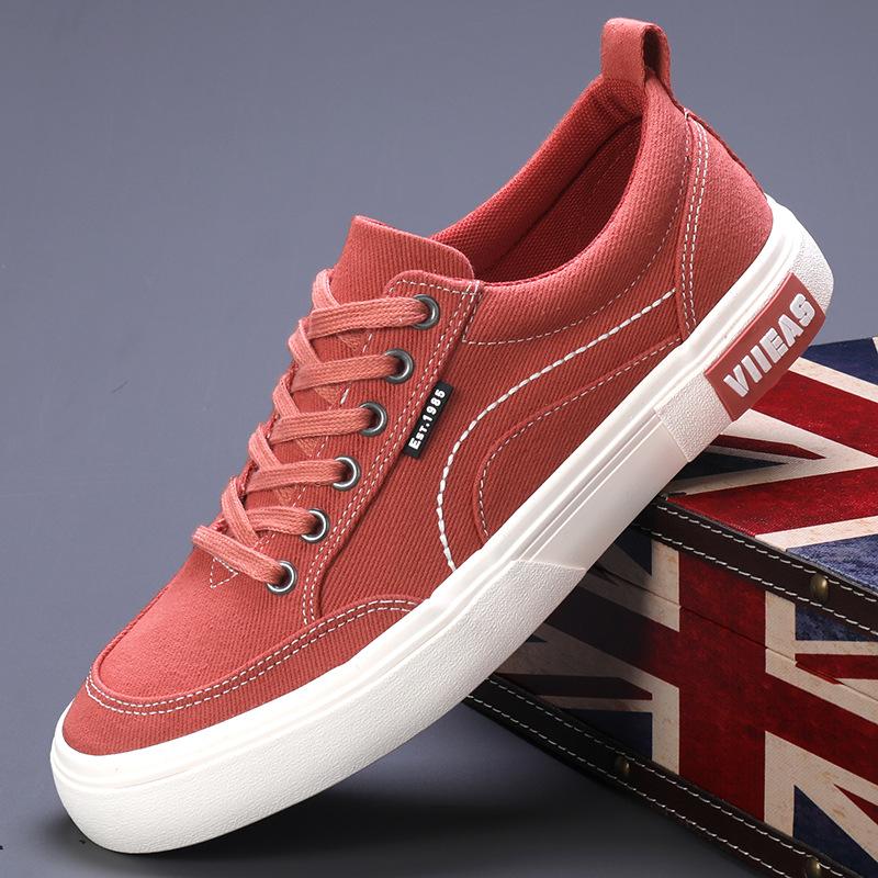 Весенняя новая мужская обувь, модная обувь, мужская парусиновая обувь, корейская универсальная модная повседневная обувь, дышащая модная обувь для сноуборда