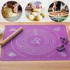 Силиконовый коврик для выпечки, очень толстый большого размера антипригарный коврик для теста, подходит для теста, песочного теста и коврик для раскатывания