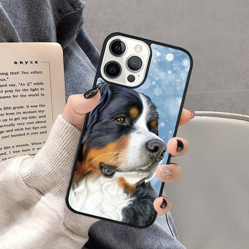 Чехол для телефона с изображением Бернского зенненхунда для iPhone 17 Air 16 16e 15 Plus для Apple 13 11 12 14 Pro Max Чехол-бампер