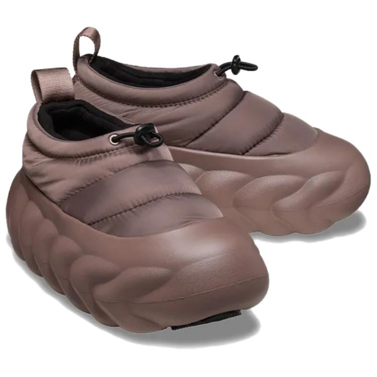 Crocs Overpuff Shorty Truffle Unisex Sneakers Brown 210668-0LF