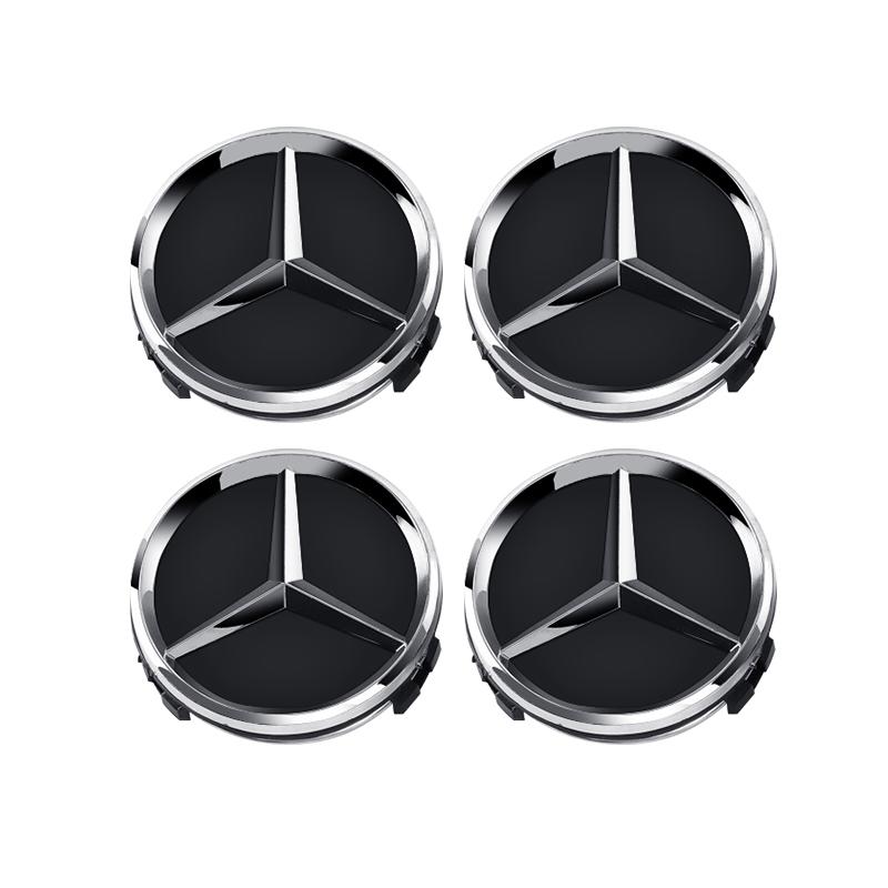 4pcs 60mm Car wheel Hub Cap Emblem badge for Mercedes Benz C180 E300 GLC W163 W166 W167 W204 W205 W212 W213 X253 W117 W176 W164 UQ4