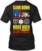 Футболка Sdmo One Mission Family Slow Down Move Over, сделано в США, размеры от S до 5XL, унисекс