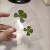5Pcs Lucky Clover Postcards Natural Grass Transparent Wishing Cards Ideal for Bookmarks Decorations Reading Aid Bookmarks
