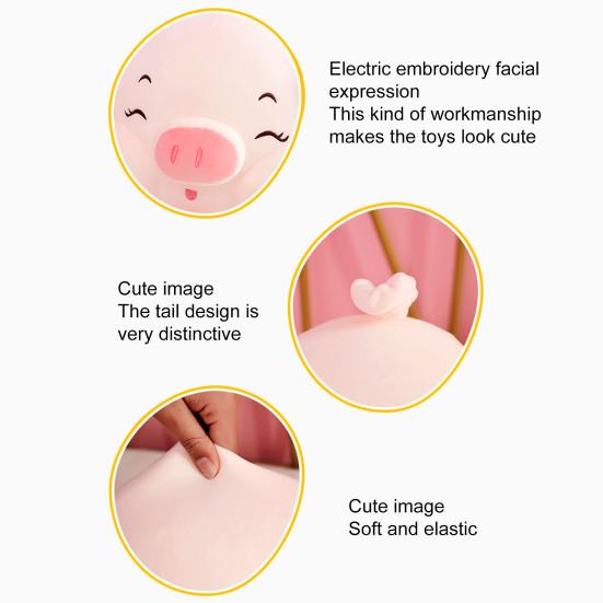 Изысканная плюшевая игрушка «Свинья», ПП, хлопковая корона, ангел-компаньон, мягкая кукла, подушка, плюшевая свинья