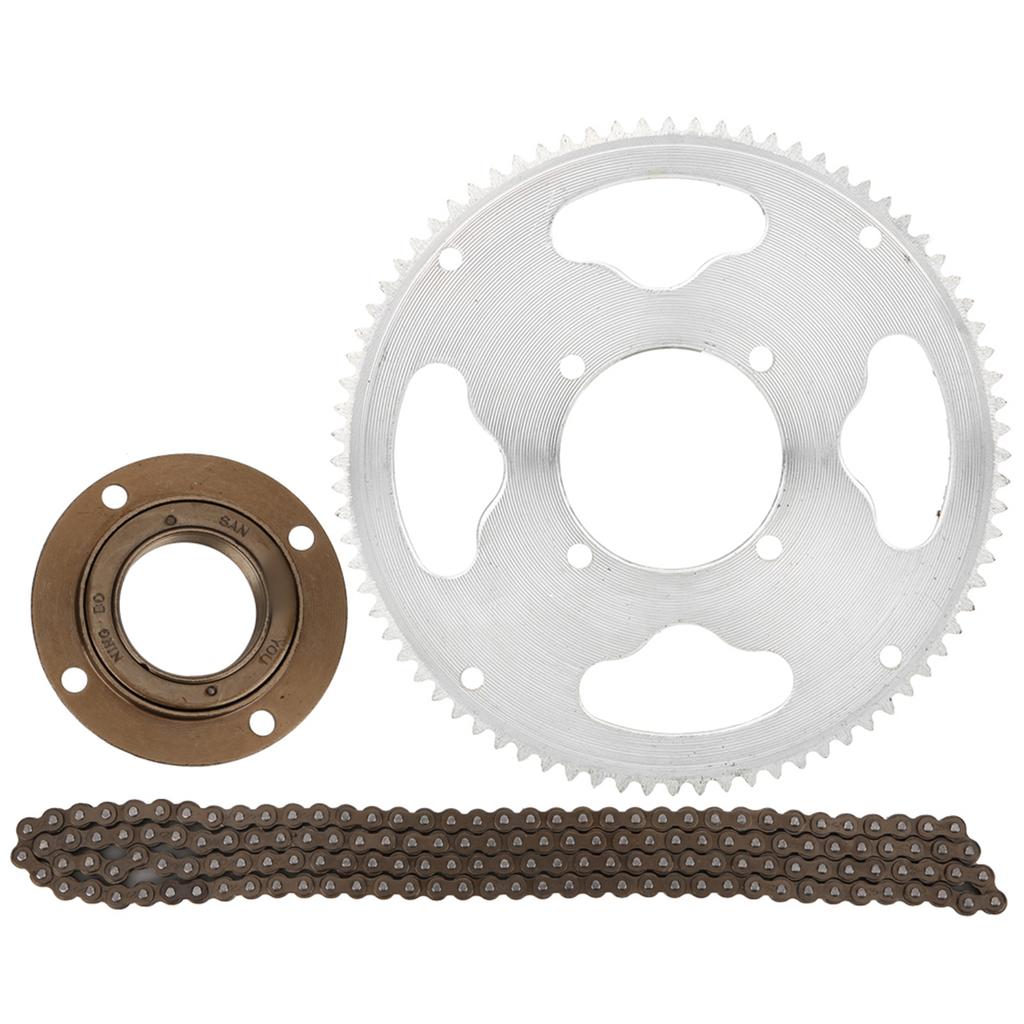 25H Chain Set FourHole Crankset Gearless Flywheel 146Link Chain для электрических скутеров