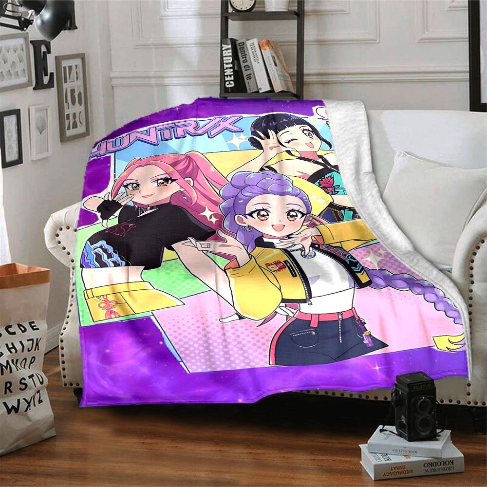 1pc HUNTRX Soft Comfortable Blanket Digital Print, All Season Multipurpose Knit Fabric Bedding, Office, Sofa Home Decor Blanket