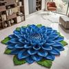3D Flower Floor Mat Absorbent Large Flower Area Rug Non-Slip Bathroom