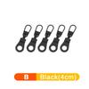 5/1PCS Detachable Zipper Puller Universal Replacement Metal Zipper Head Repair Kits Luggage Purses Handbag Clothes Zipper Slider
