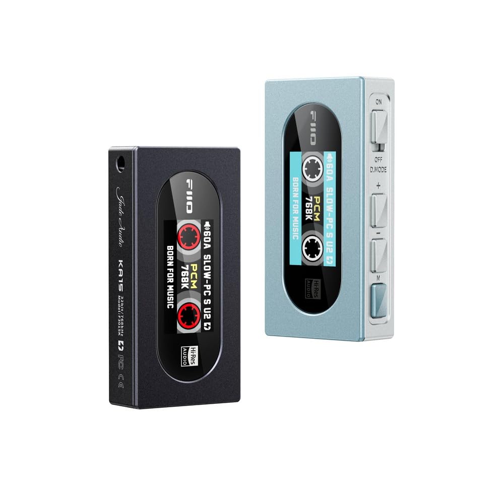 FIIO KA15 с авторизованным японским номером USB DAC усилитель для наушников небольшой легкий CS43198 совместим с приложением Desktop Mode FIO-KA15-B [доставка