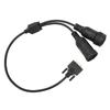 14Pin 9Pin Diagnosis Cable Adapter 457‑6114 ABS Rubber High Flexibility for ET3 OBD2 317‑7485