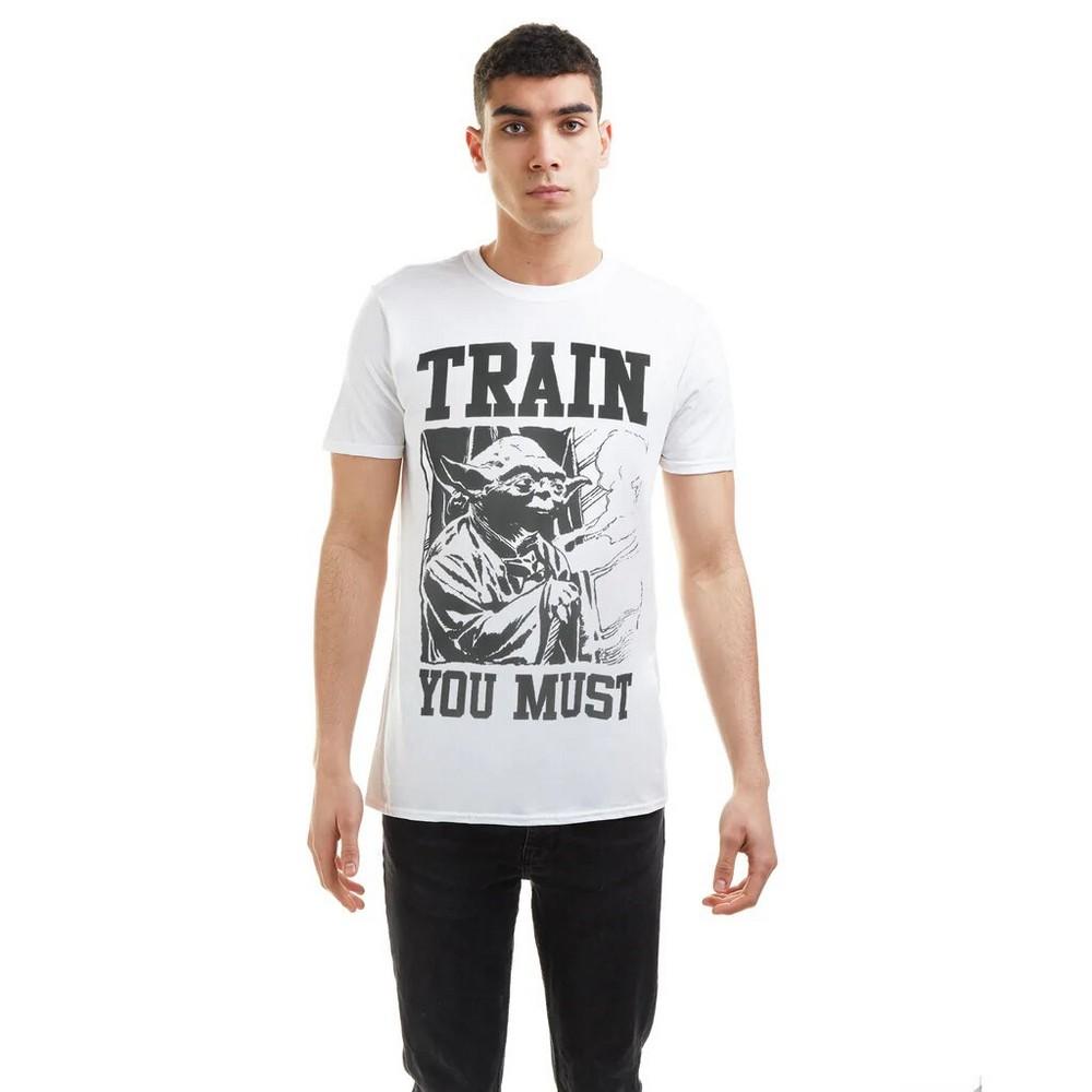 Star Wars Mens Train You Must Yoda T-Shirt