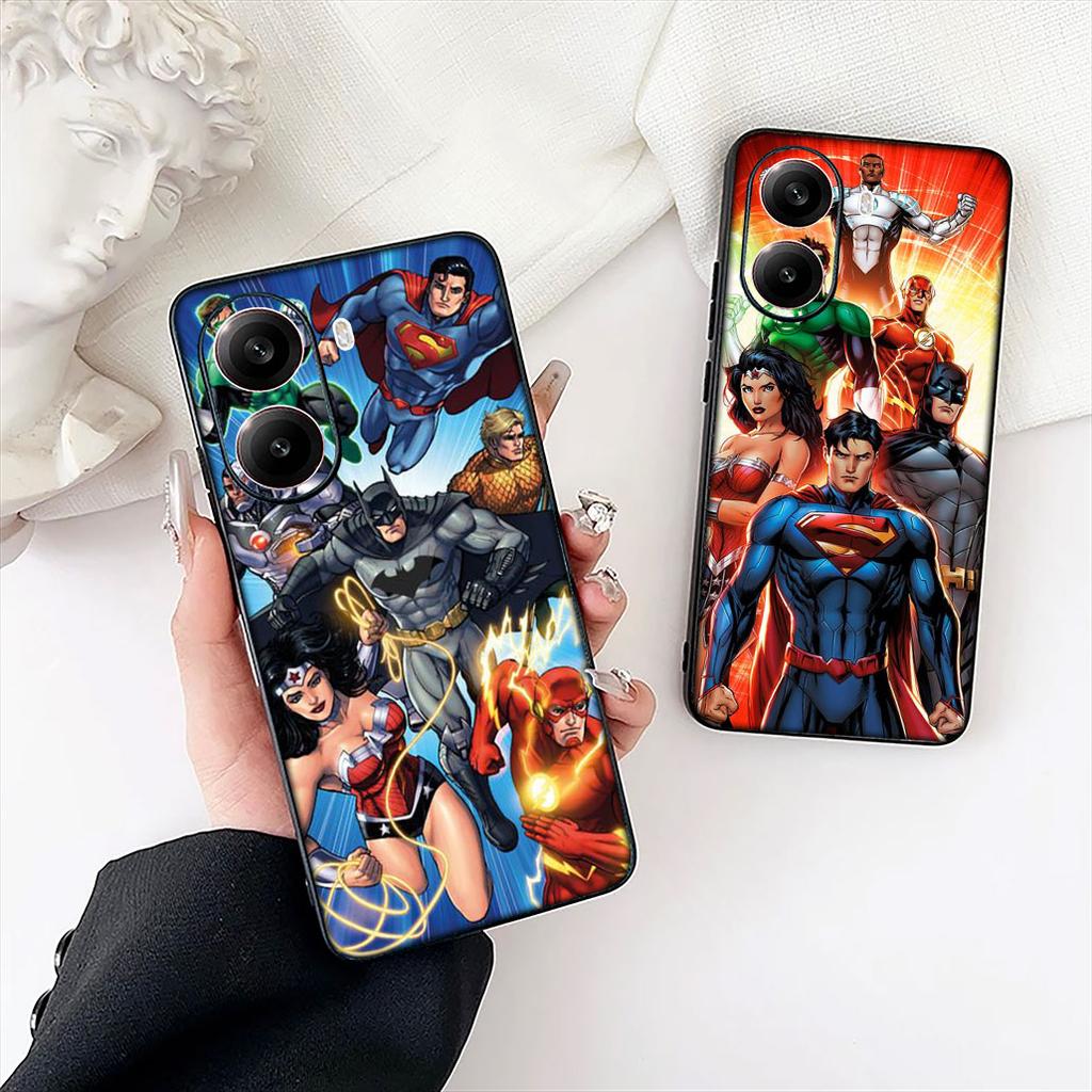 Мягкий ТПУ чехол B-Бэтмен DC Movie S-Супермен для Samsung Galaxy S25 S23 S22 S24 FE Plus Ultra A15 A16 A35 A36