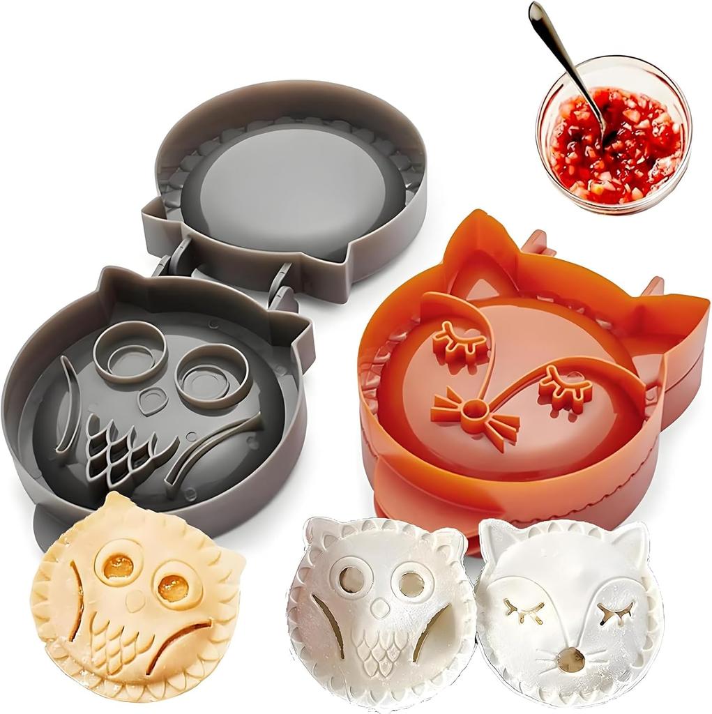 Classic Mini Hand Pie Molds, Pocket Pie Press, Dough Pocket Pie Presser Molds, One Press Autumn Cottage Pie Set, Party Potluck Hand Pie Pan Molds Set