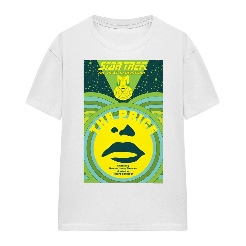 Star Trek TNG Season 3 Episode 8 Ladies T-Shirt S-2XL, White