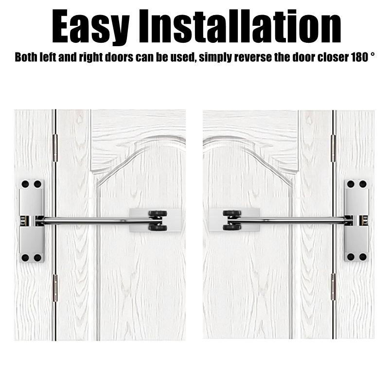 Дверной замок 20-40 кг, автоматический прочный доводчик для мебели, фурнитура из нержавеющей стали, регулируемая поверхность, доводчик для двери