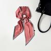 Premium Polka Dot Silk Scarf, Thin And Narrow Double-Sided Silk Scarf, Small Long Strip, Tied Bag Handle, Decorative Streamer, Headband, Scarf.