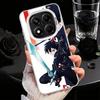 Аниме Sword Art Online SAO Мягкий чехол для телефона для Xiaomi Redmi Note 13 14 15 Pro Plus 12S 12 11S 11 11T 10S 10 Ударопрочный чехол Bac