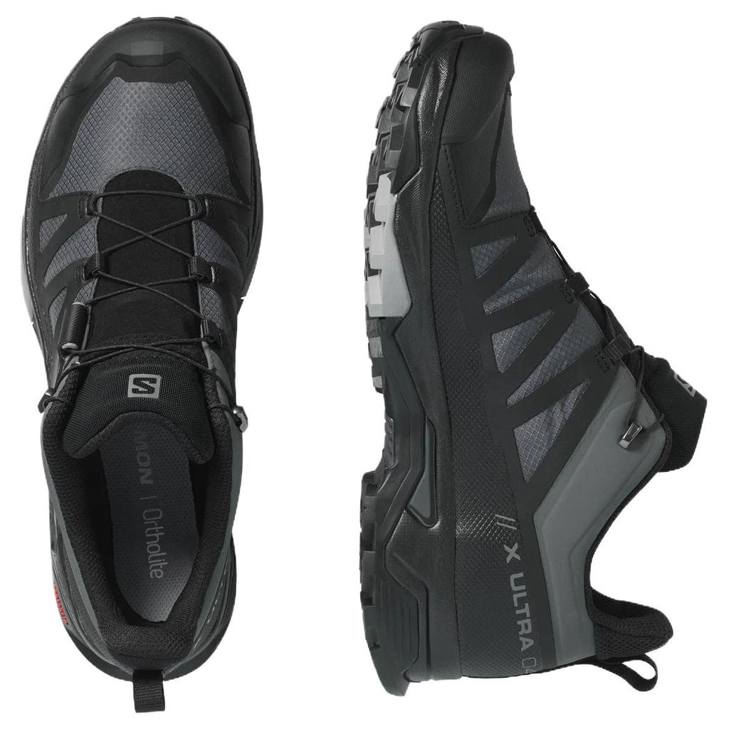 SALOMON Мужские кроссовки X Ultra 4 Wide GORE-TEX Магнитный черный Памятник L41289200