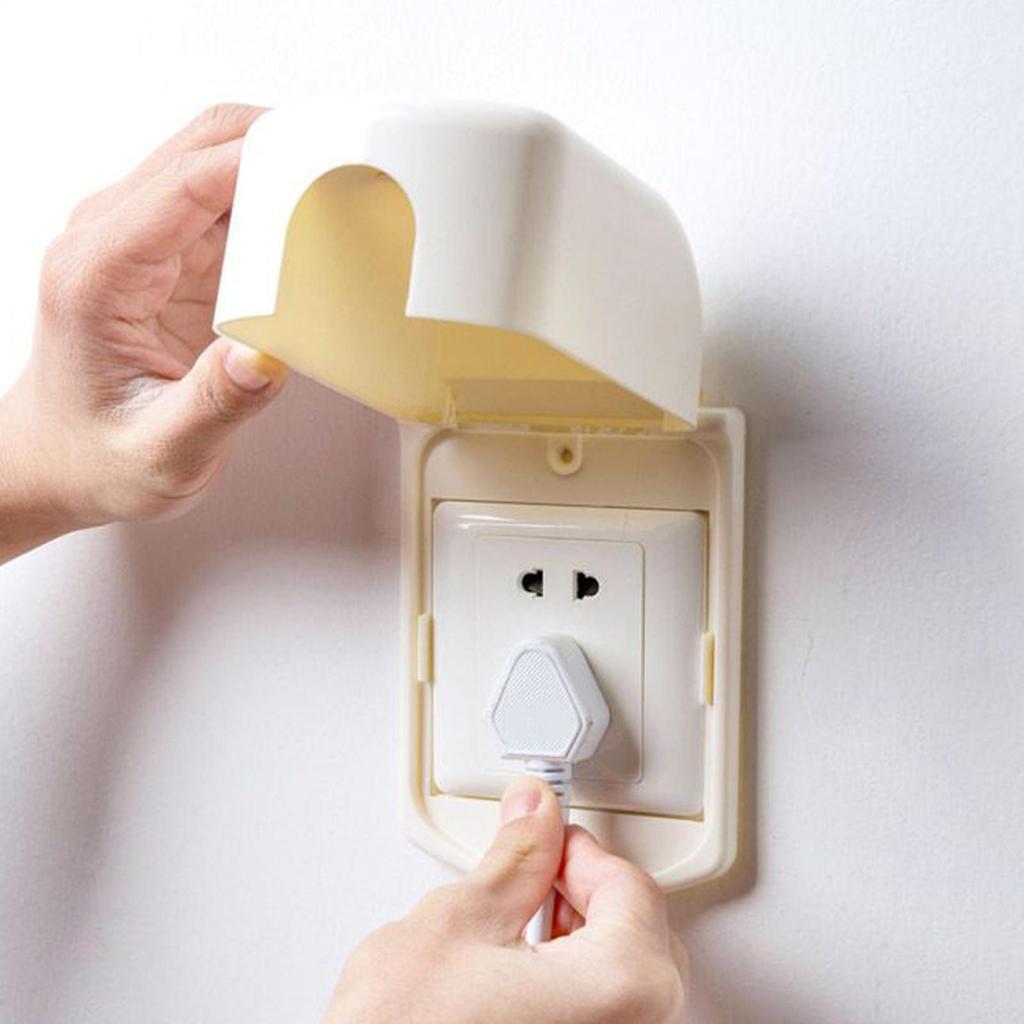 Child Proof Outlet Cover Electrical Plug Baby Safety Babyproof Socket Adhesive Socket Cover