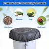 Muti-size Water Collection Buckets Mesh Cover Rain Barrel Filter Mesh Outdoor Tank Rain Protection Lid Cover Net Garden Supplies