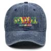Бейсболка Snapback с принтом флага "SENEGAL" "ALLEZ LES LIONS", Регулируемая бейсболка, Винтажная, Повседневная, Для отдыха, Простая, Женская кепка