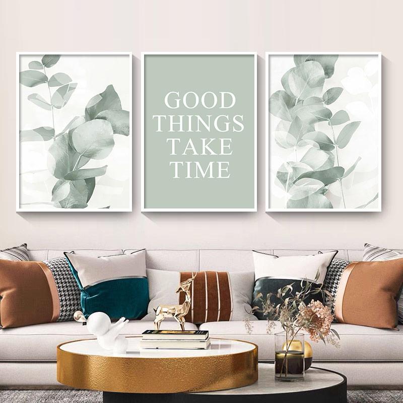 Арка, круглая линия, эвкалипт, зеленая геометрия, абстрактные постеры на скандинавскую тему и принты, художественная картина на холсте, настенные панно, декор для гостиной