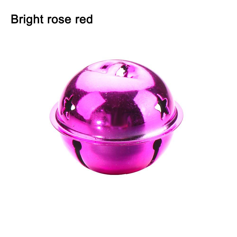 10 шт. 40 мм Поделки Товары для питомцев Украшение для рождественской елки Подвесные украшения Матовые колокольчики Яркий железный Звенящий