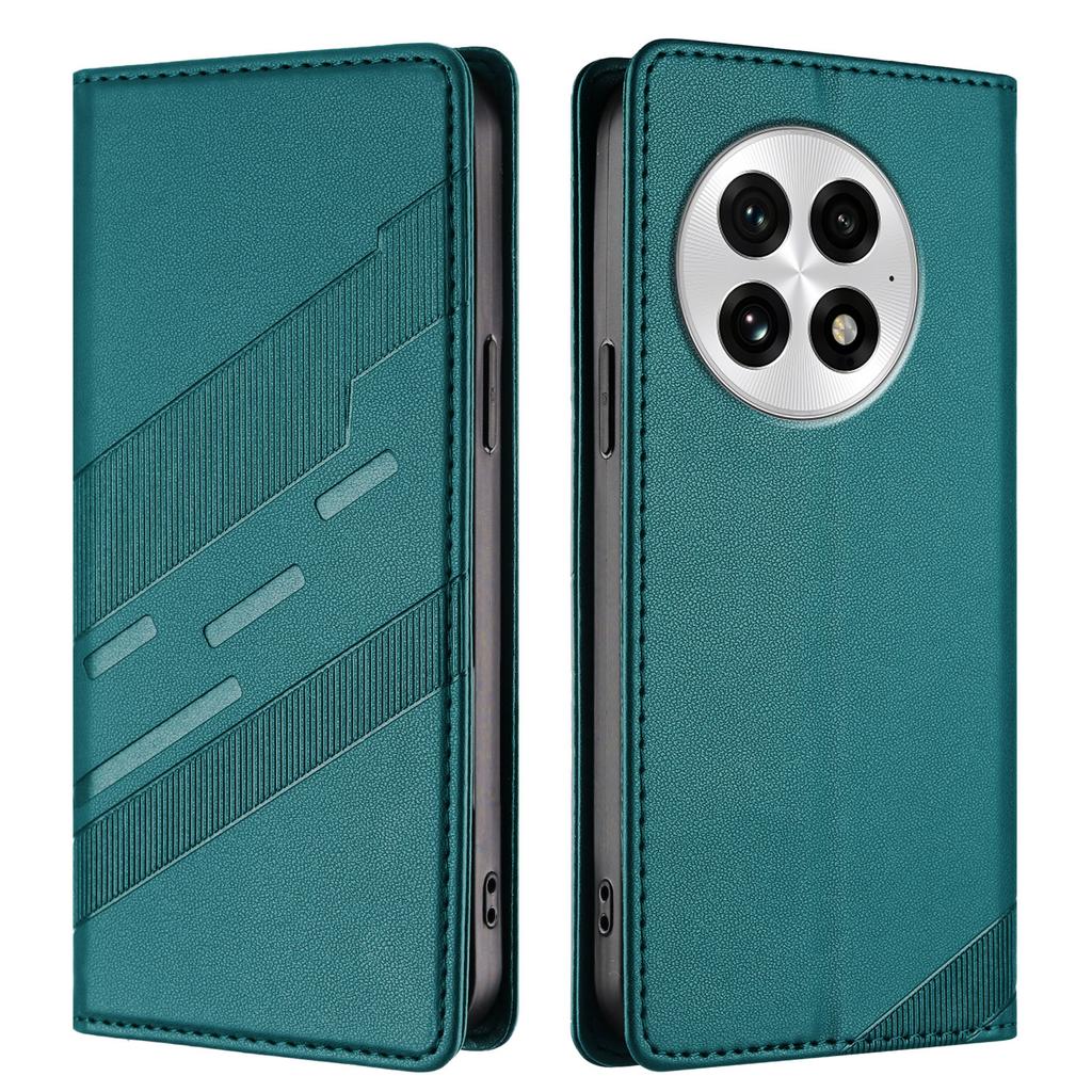 For OnePlus 13 Phone Cases Punk Style Imprinted Wallet Stand Leather Cover