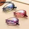 Fashion Printing Folding Reading Glasses Women Men Anti-Blue Light Portable Magnifying Presbyopia Eyeglasses
