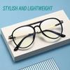 New Double Beam Anti Blue Light Presbyopia Glasses for Men Women Luxury Anti-radiation Reading Glasses with Diopter 0 To +4.0