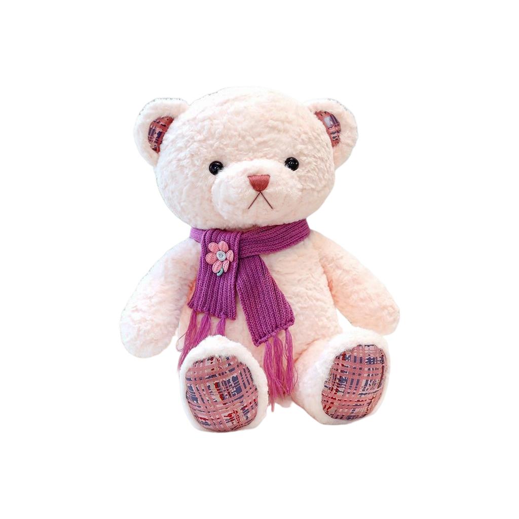 with Scarf Plush Toy, Soft Stuffed Animal for Kids Girls, Cuddle for Sleeping, Birthday Gift