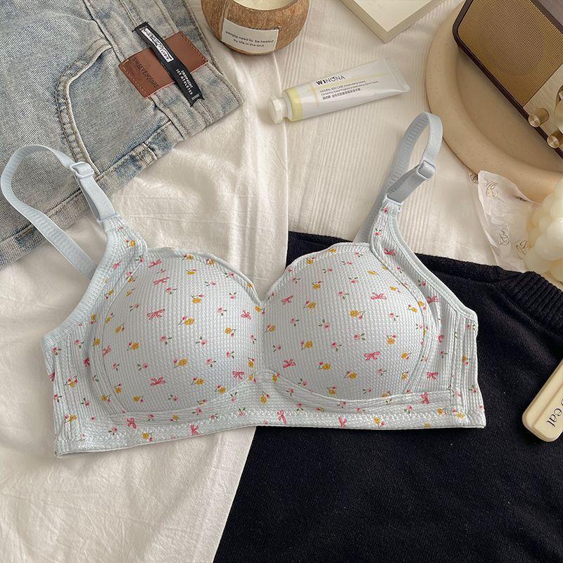 Летние тонкие бюстгальтеры Push Up Brassiere для милых девушек Sweat Lingerie для женщин
