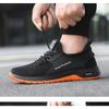Мужские Новые Весенние Летние Дышащие Спортивные Повседневные Обувь из Fly Knit, Тонкие Износостойкие Защитные Рабочие Ботинки, Трансграничная Обувь