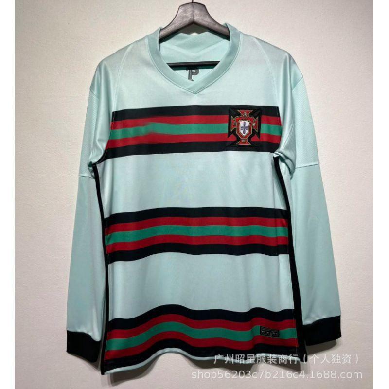 Vintage Long Sleeve Football Jersey Retro National Team Shirt 06 England Argentina Portugal Italy Brazil Sports Top