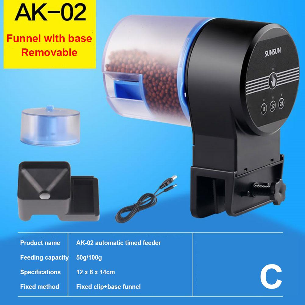 Кормушка автоматическая для аквариума с регулируемым кормом для золотых рыбок кои распределение корма для рыб интеллектуальная синхронизация кормушка для аквариума Rotati R8U8