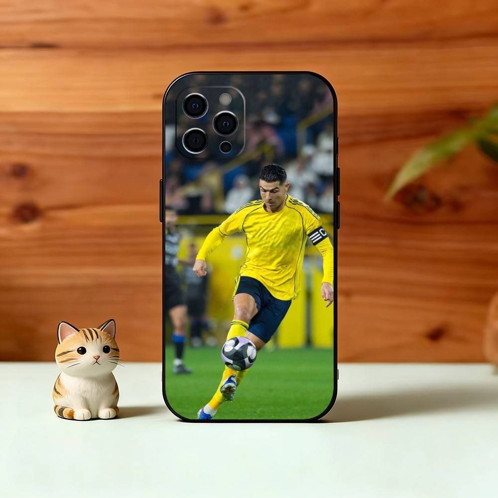 Чехол для телефона C-Ronaldo Для iPhone 17, 16, 15, 14, 13, 12, 11 Plus, Pro Max, Другие Мягкий Черный Чехол