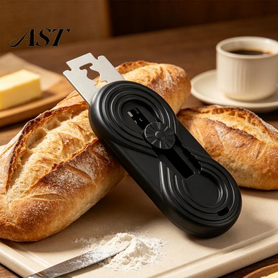 Baking Accessories for Bread Sourdough Scoring Tool, Ergonomic Handle And Magnetic Storage Design, Crust Pattern Tool Stainless Steel Blade