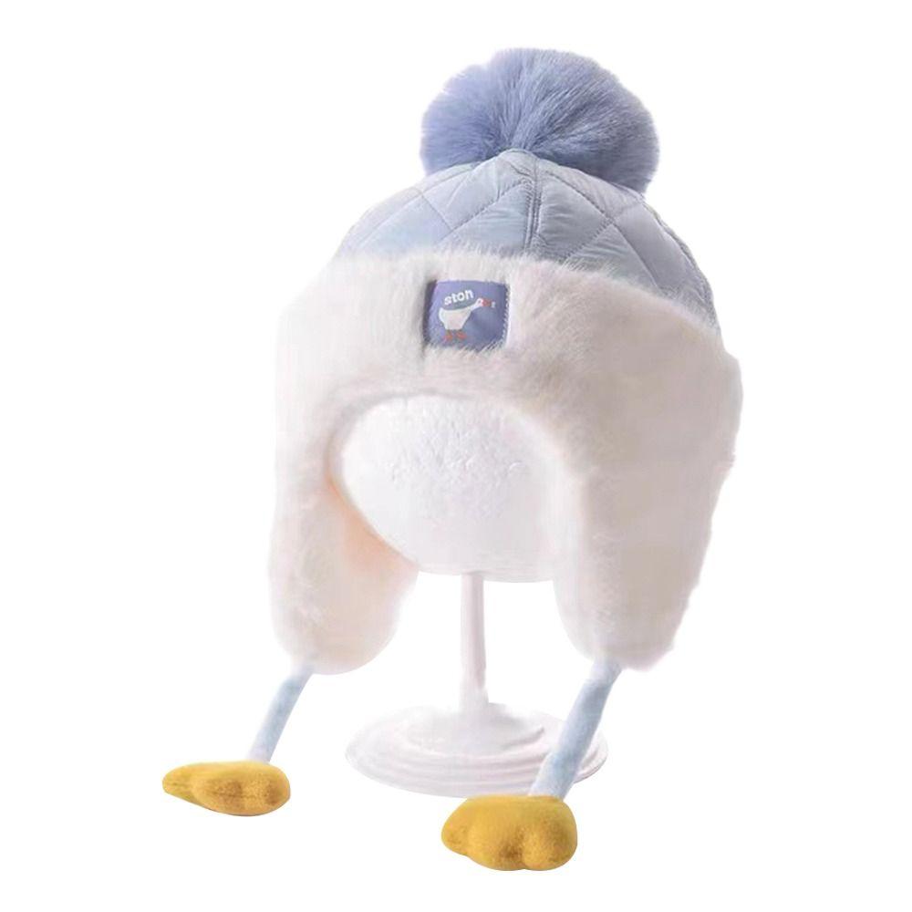 1-4 Years Thicken Kids Beanie Cap Ear Protection Baby Knitted Hat for Baby Children Kids