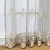 1PC LOZUJOJU 10-20% Blackout European Style Embroidered High-end Atmospheric Sheer Curtain for Living Room Bedroom Home Decor