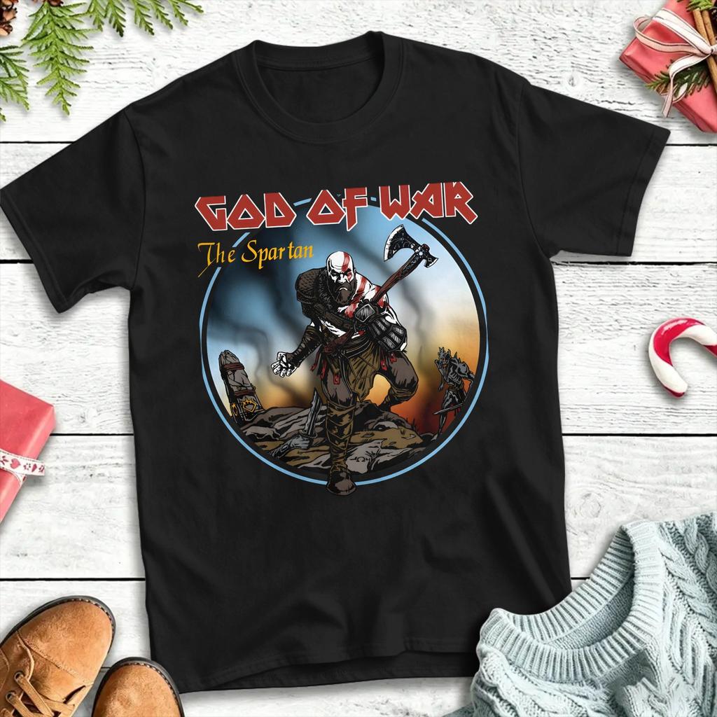 God of War T Shirt Summer 100 Cotton T Shirts For Adult Harajuku Casual Tee Shirt ShortSleeved Vintage Tops