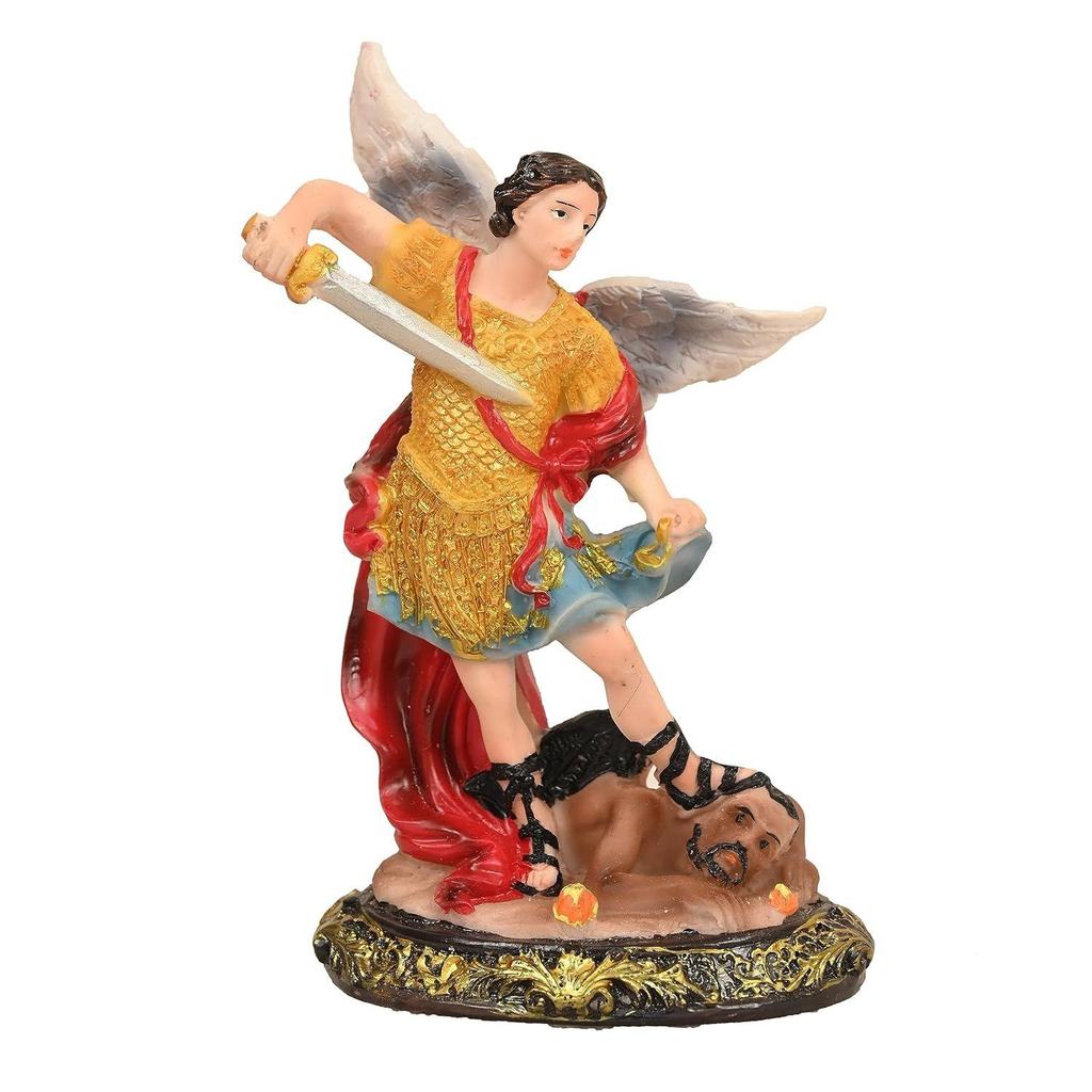 Идол Святого Архангела Михаила из смолы, идеальный для дома | офиса | молитвенной комнаты | подарков и украшений, новый