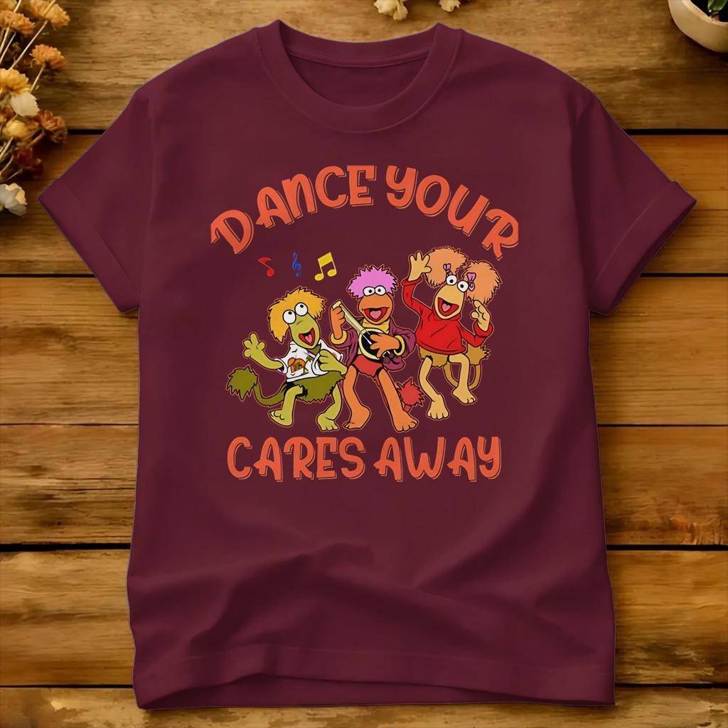 Oversized TShirt Fraggle Rock 100 Cotton TShirts Hip Hop Tshirt For Unisex Summer Awesome Design Short Sleeve Clothes