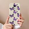 Подходит для Redmi Note 7S 10 10S K80 7 8 9 9T 10T 9S Pro Max Plus Новый чехол Pretty Butterfly Sunflowers Жидкий силиконовый противоскользящий чехол для Redmi Capa