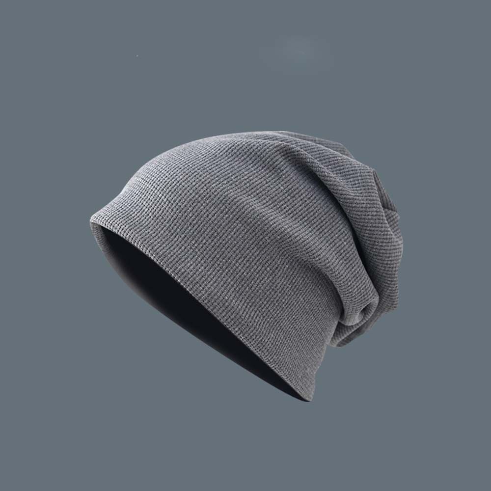 Soft Summer Spring All-match Korean Style Men Skull cap Stacking bonnet Knitted Hat Women Beanie